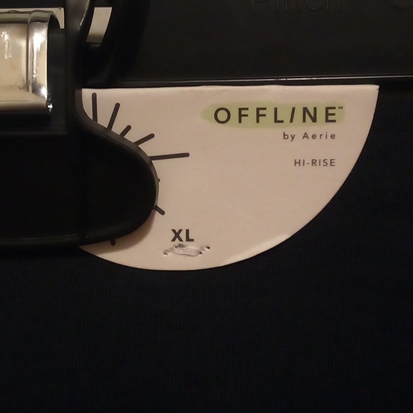 NWT Offline By Aerie Blue Camo The Hugger Moulant Leggings With Pockets -Size XL - Picture 5 of 12